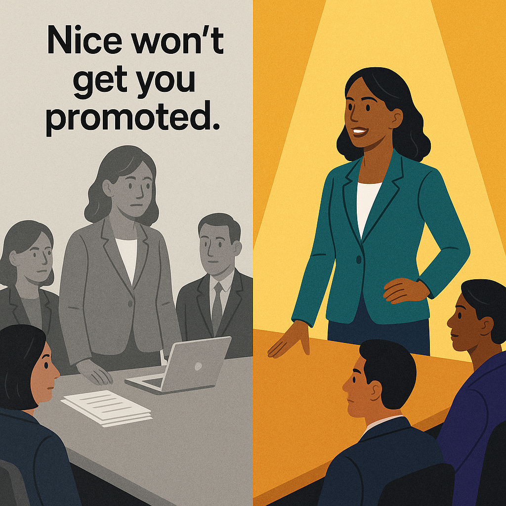 “Nice” won’t get you promoted